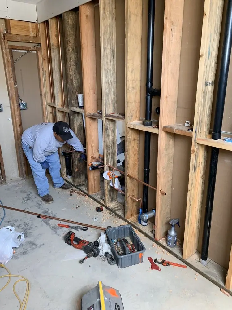 Commercial rough-in plumbing for Water Heater Replacement in Lynnhurst